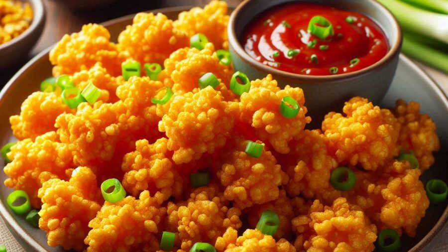 Resipi Cornflakes Popcorn Chicken